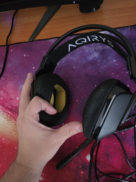 Vand  Casti Gaming AQIRYS Alya, 7.1 surround, USB, 3.5mm, multipl