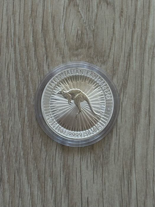 Сребърна монета Australian Kangaroo 1oz 2017 година