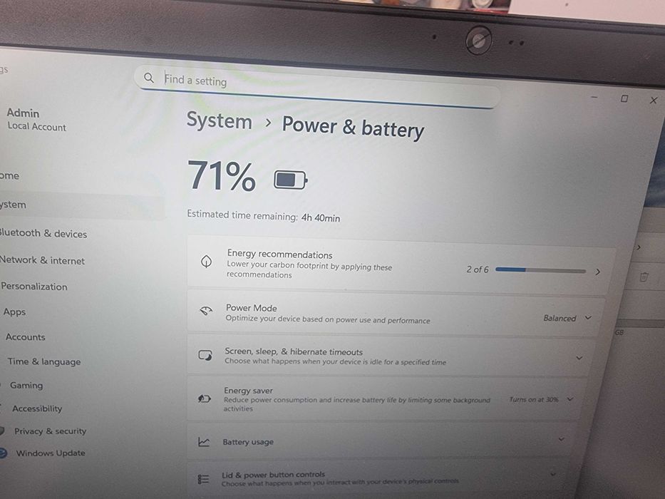 Laptop fujitsu i5 7200u 8gb ddr4 ssd 128gb