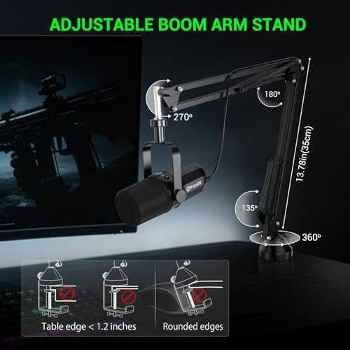 FDUCE SL40+ USB/XLR динамичен микрофон с рамо