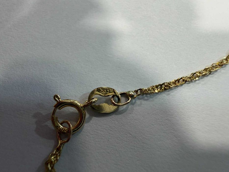 Златен синджир с висулка 14К- 1,91гр