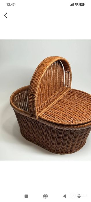 Корзина плетенная для пикника
Производство Иран. Качество отличное 
Ра