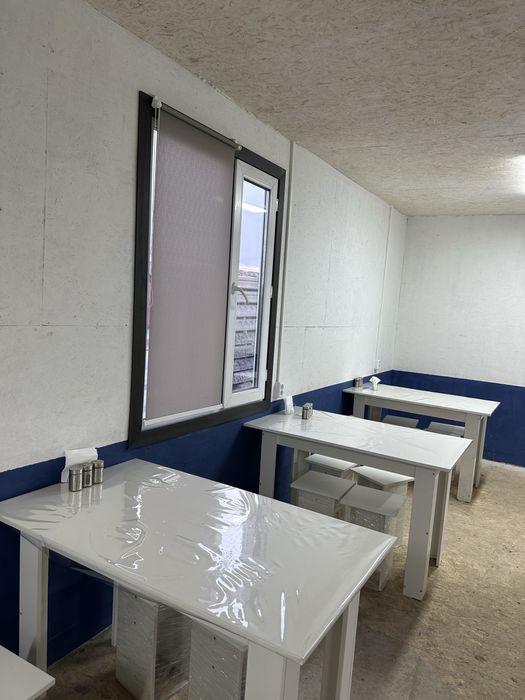 Контейнеры, магазин, столовая, дом