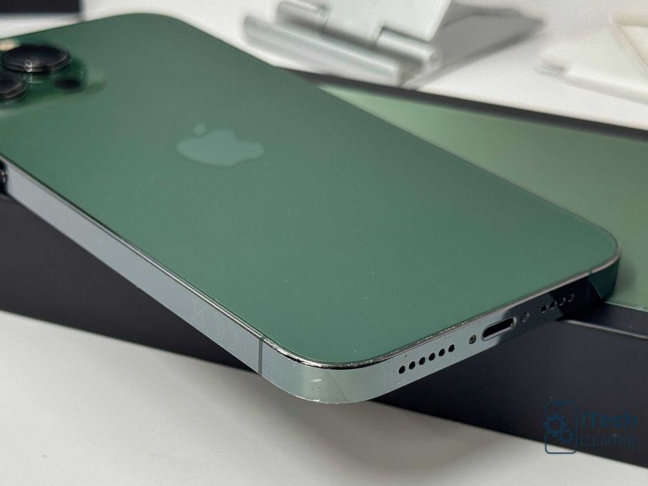 iPhone 13 Pro MAX 256GB Green, 100% батерия, ОТЛИЧЕН, 1г. ГАРАНЦИЯ!