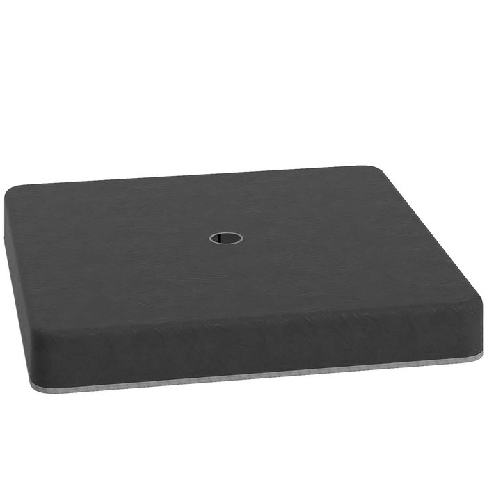 Outsunny тежести за чадъри, водоустойчиви, пълними с пясък, пластмасови, 89Д x 89Ш x 10.5В см