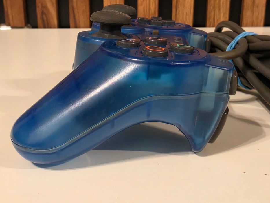 Controller Sony PS2 editie limitata Albastru transparent