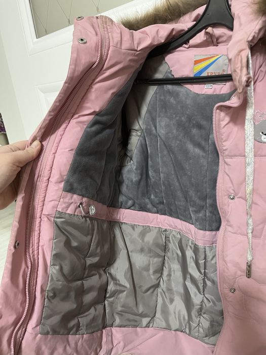 Куртка зимняя теплая для девочки