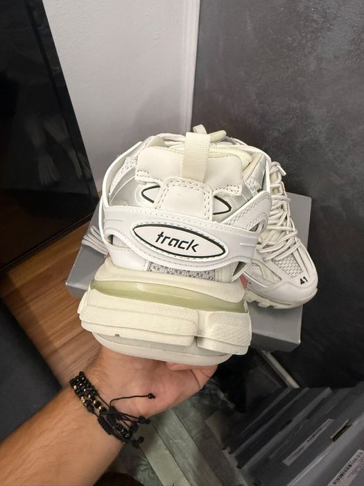 Balenciaga track alb adidasi