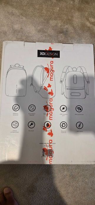 Rucsac XD Design, antifurt, model fluturi sigilat
