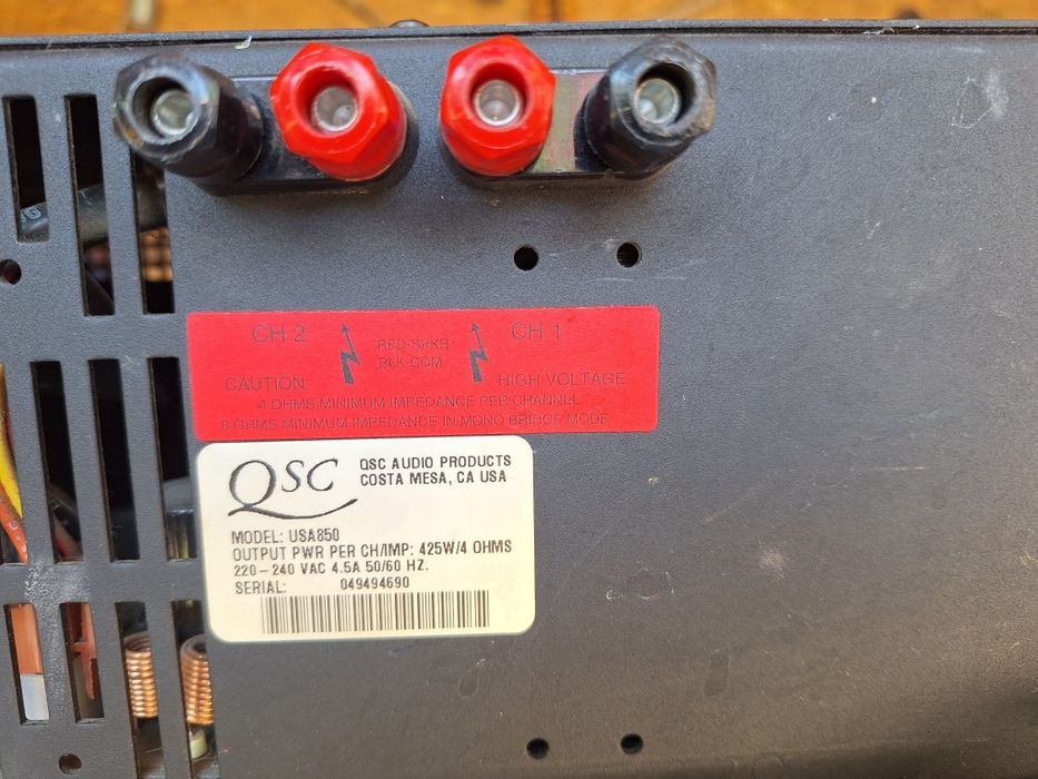 Amplificator putere QSC / USA 850