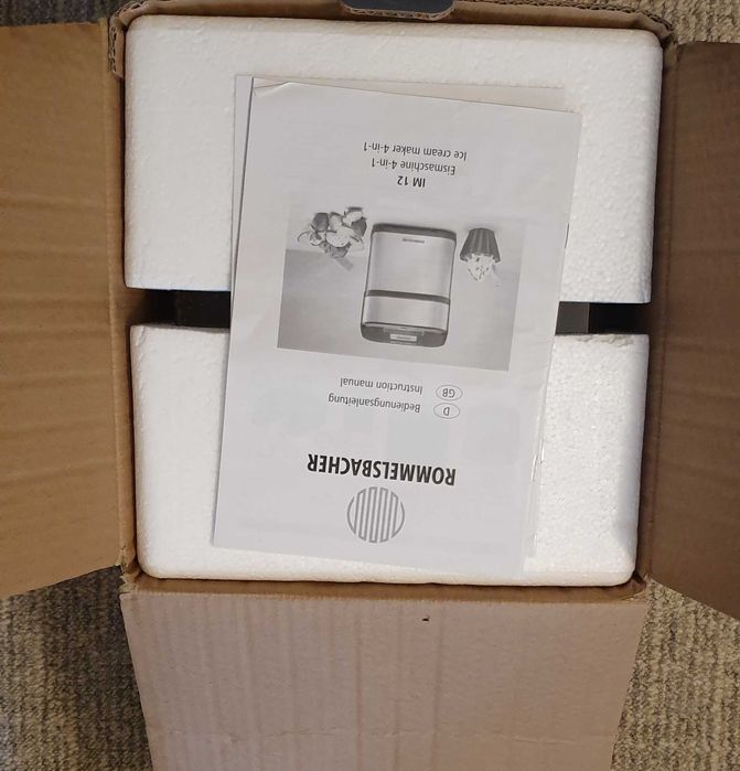 Masina de înghețată Rommelsbacher