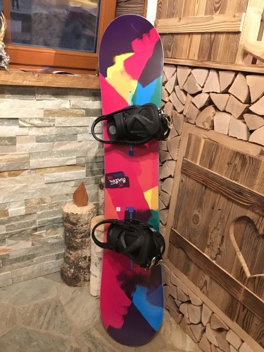 Placa de Snowboard Burton Genie + legaturi Burton  Lexa EST