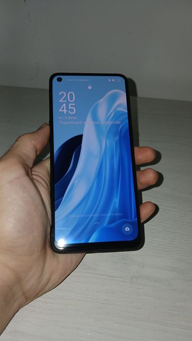 Oppo reno 7 в черном цвете