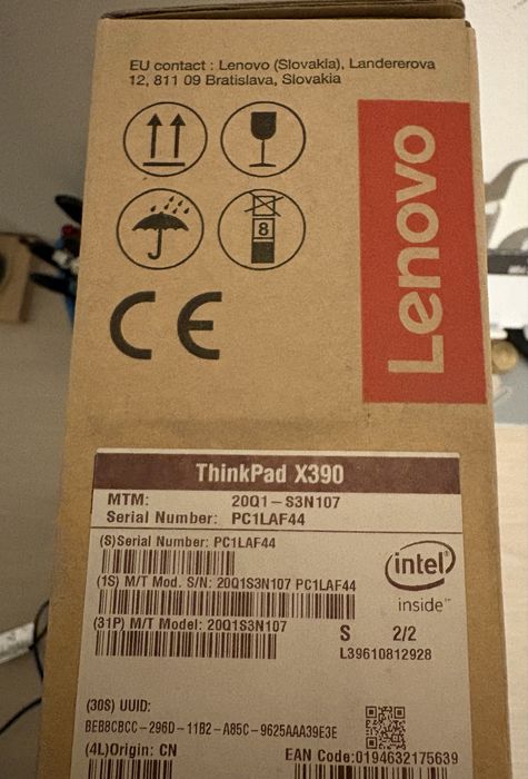 Laptop Lenovo ThinkPadX390|i5 8th|16GB RAM|512SSD+garanție 1an