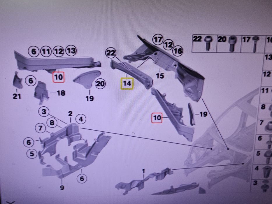 3вукоизолация на двигателното пространство  E70,E71.