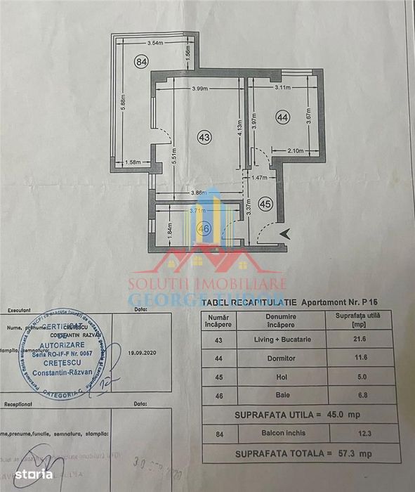 Vanzare apartament Militari residence