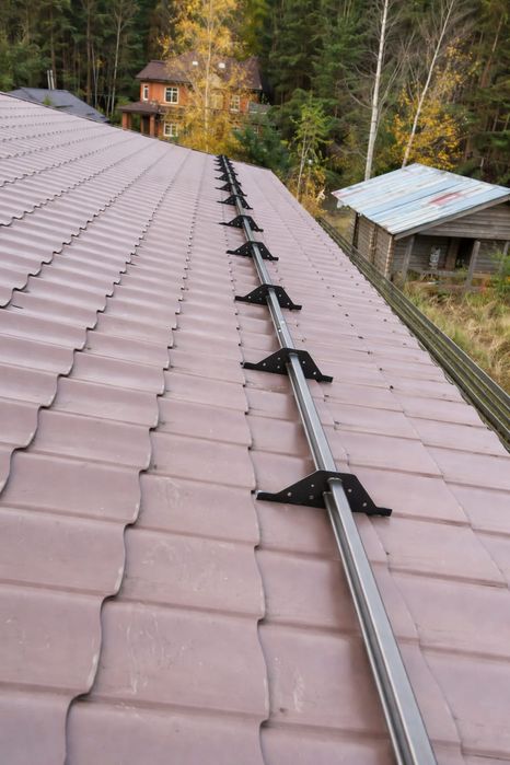 Замена конька и корнизов