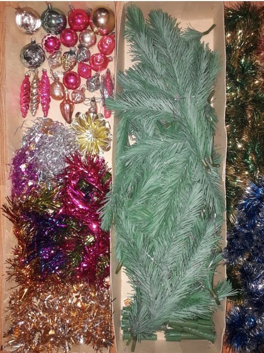 Ёлка + игрушки новогодние