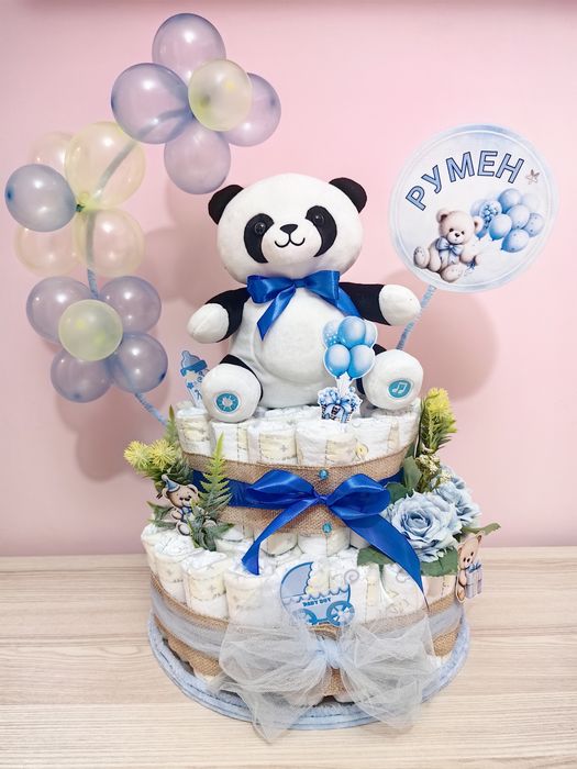 Торта от памперси