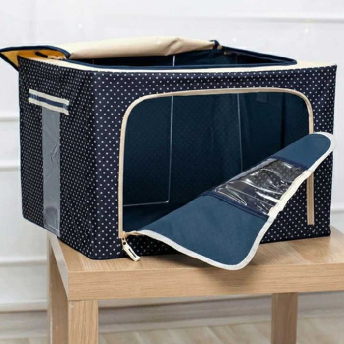 Сгъваема кутия за съхранение и подреден дом - 66L органайзер