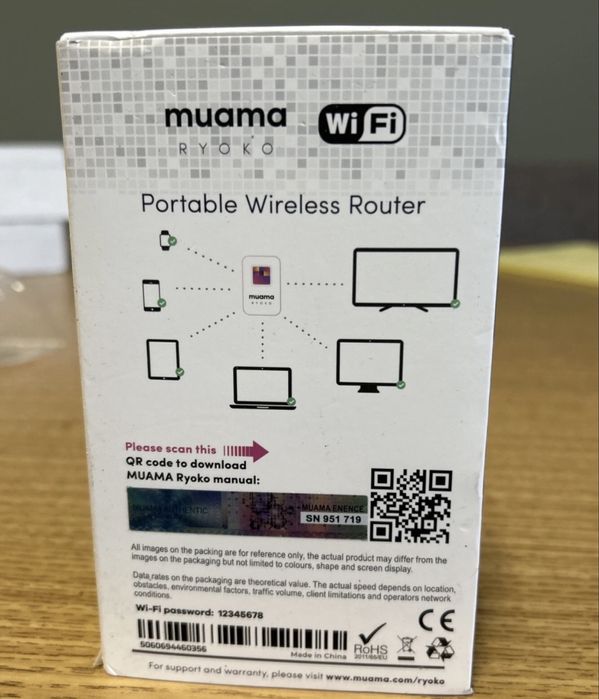 Muama Ryoko - WIFI Бисквитка / мобилен рутер