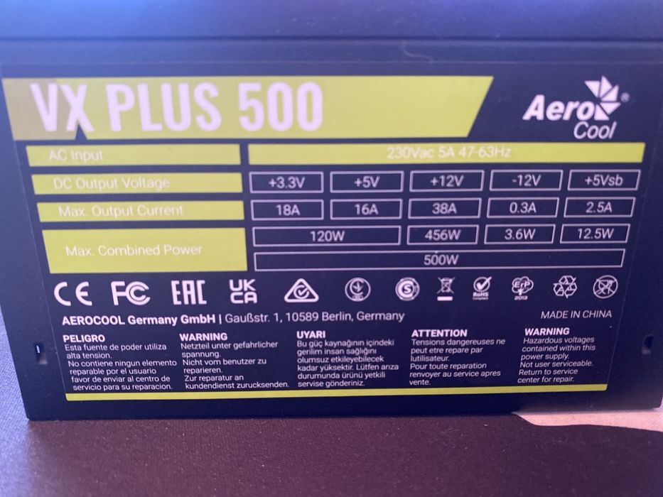 Блок питания vx plus