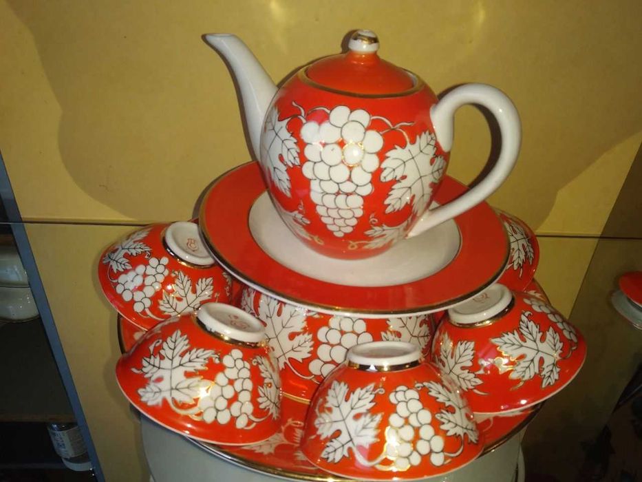 Сервиз Виноград СССР Чайный набор