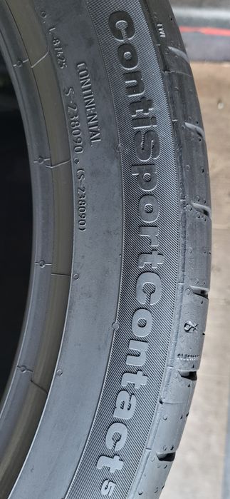 2 anvelope 255 40 20 continental sport contact 5 6mm Dot 2018