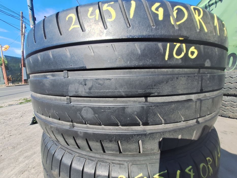 2 anvelope vara 245/40r17 Dunlop runflat 2019 Montaj Gratuit
