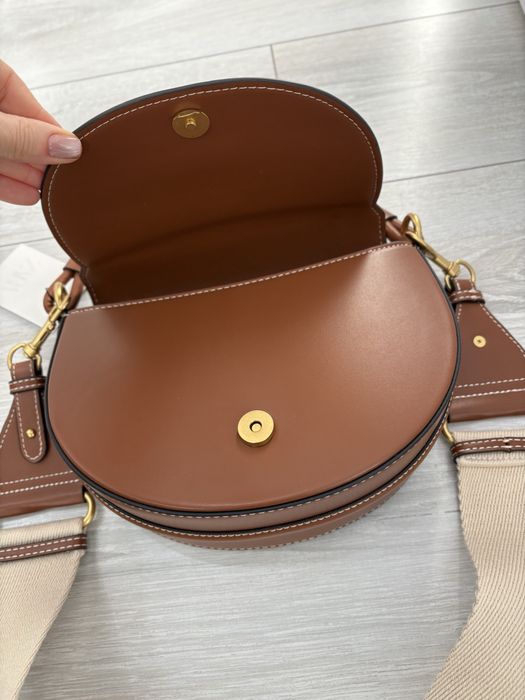 Zara дамска чанта в кафяво