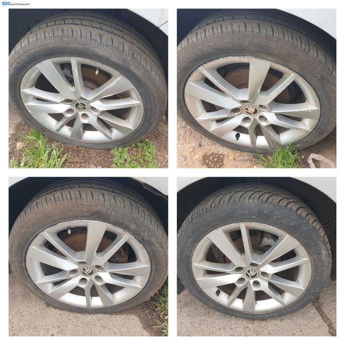 Set 4 Jante Roti Aliaj 225 45 17 R17 5x112 Audi A4 B5 1997 - 2001 [K4821]