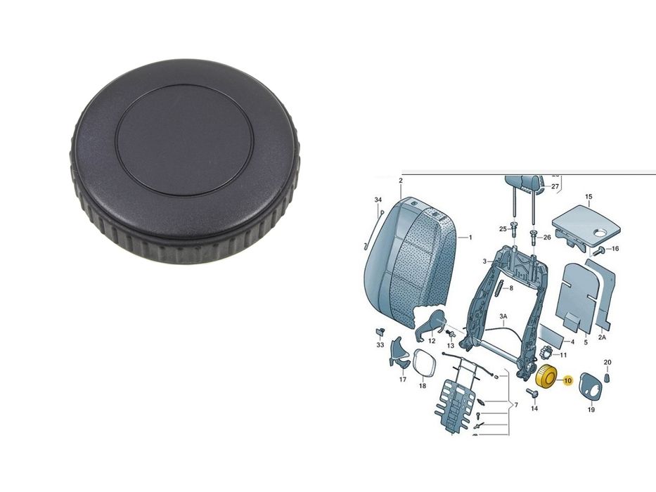 Дръжка за седалка на Audi / Vw