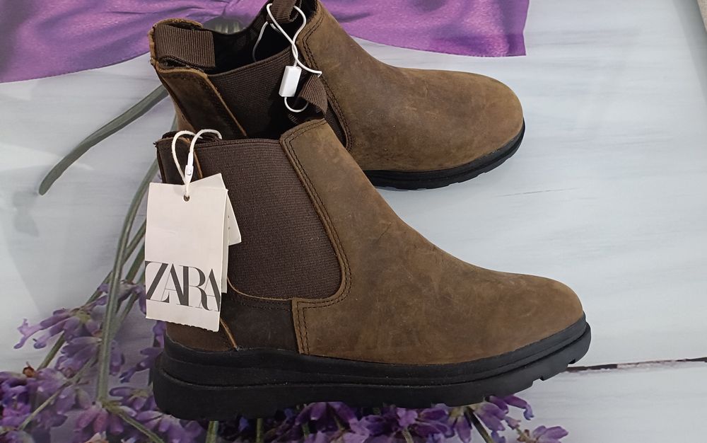 Pantofi piele Zara Nr 34