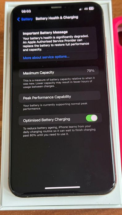 Iphone XS Max Gold 64gb