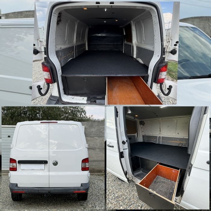 Volkswagen Transporter T5 - Facelift - Lung / Scurt - 3 L + Marfa - 2.0 TDI - Euro 5 - Navigatie - A/C - Senzori parcare -Pilot automat -Computer bord