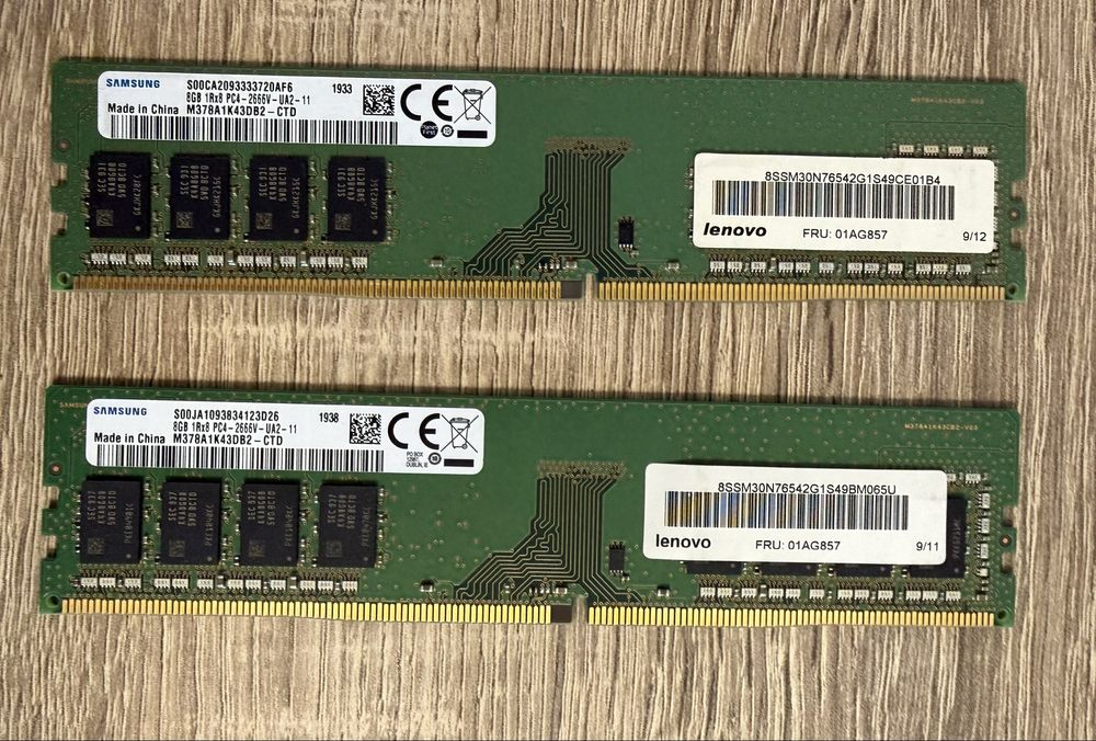 Memorie RAM Samsung 16 GB (2x8) 2666 Mhz