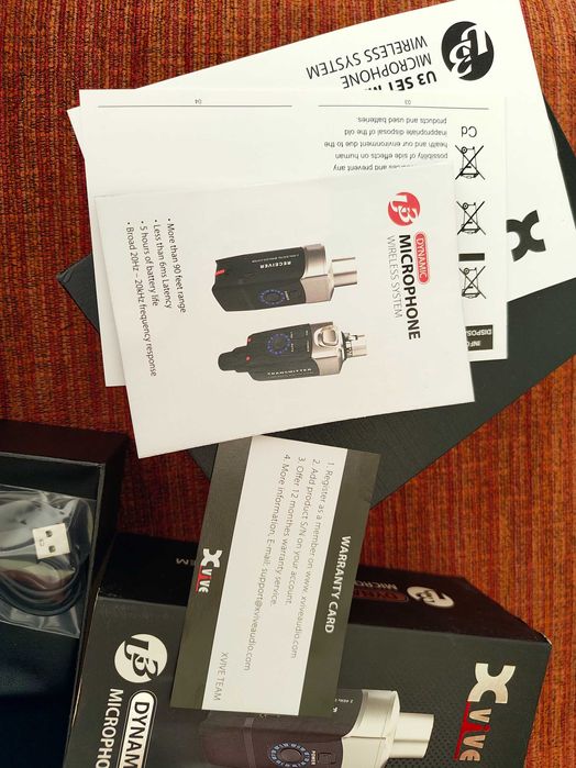 X Vive U3 microphone wireless system