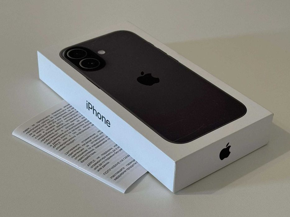 Бартер! Чисто НОВ! iPhone 17 Black 24м. Гаранция!