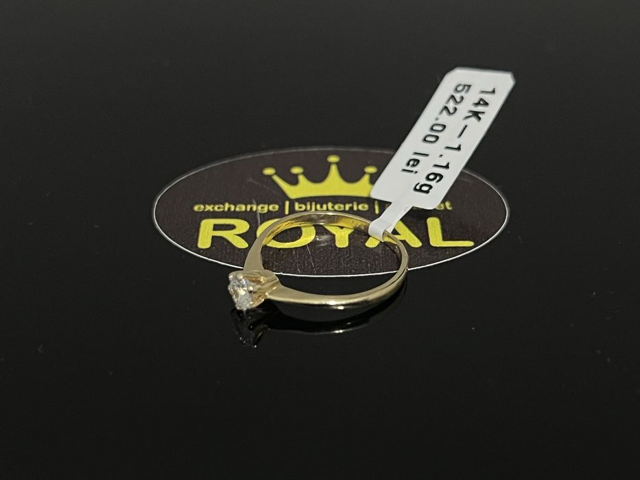 Bijuteria Royal CB: Inel dama aur 14k 1,16gr