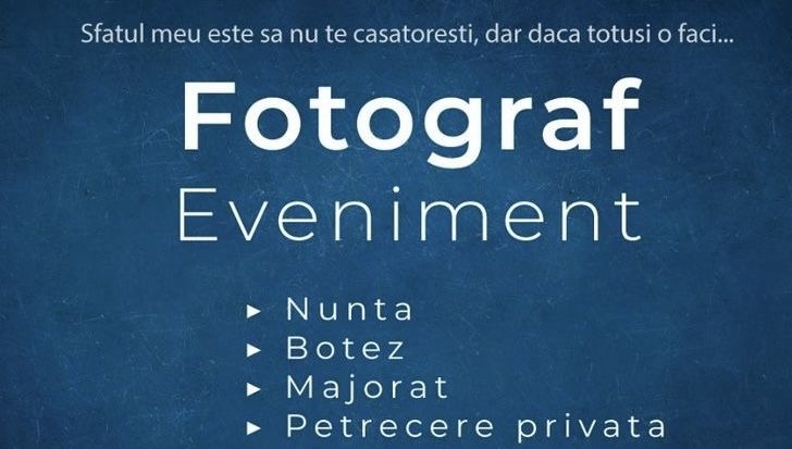 Photographer Evenimente