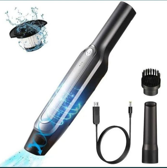 Даставка бесплатная. Беспроводной мини-автомобильный пылесос