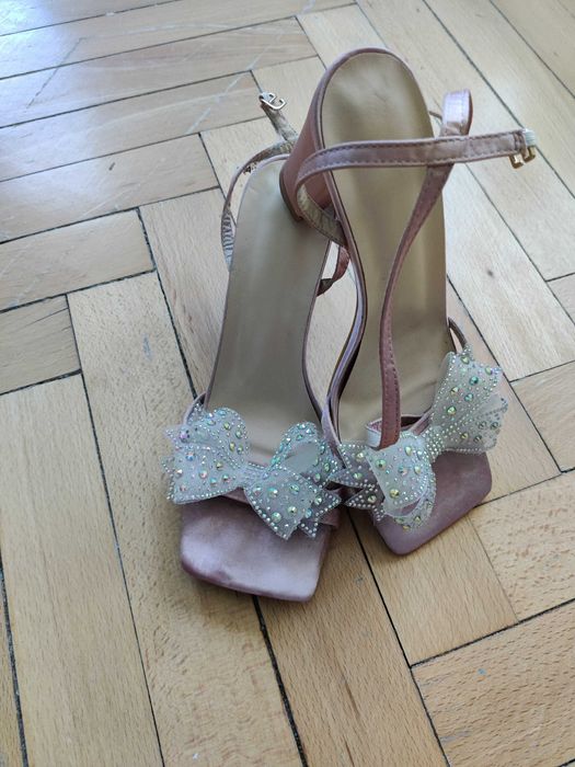 Дамски сандали пепел от рози официални