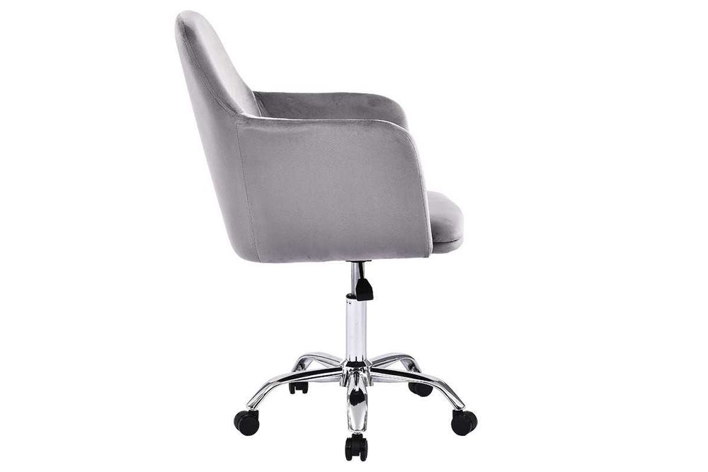 Офис стол Puzzle-home Xever, 2 цвята, Кадифе, 55х54х80см.