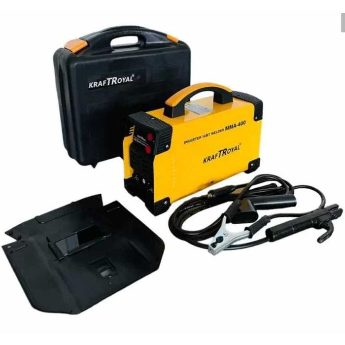 НЕМСКИ Инверторен електрожен 350А и куфар KRAFTROYAL + соларни очила