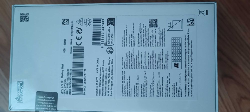 Телефон Oppo A79 5G 8ram/256gb Black. Нова промо цена!