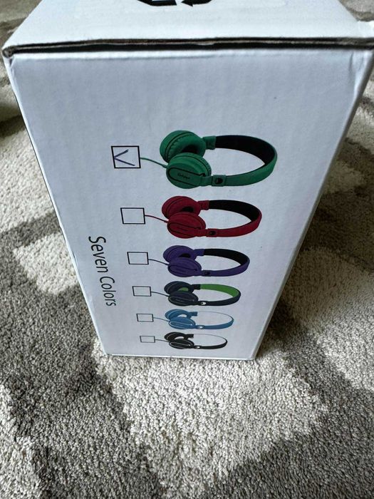 Слушалки , Headphones ROCKPAPA , Foldeble On Ear , With Line Mic