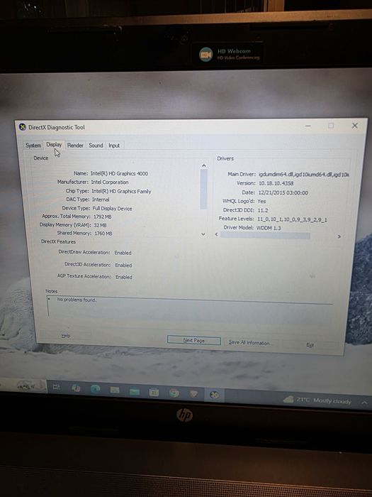 Laptop HP Probook 4540s
