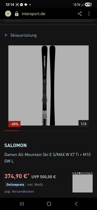 Salomon S/MAX W X7 Ti 2025
