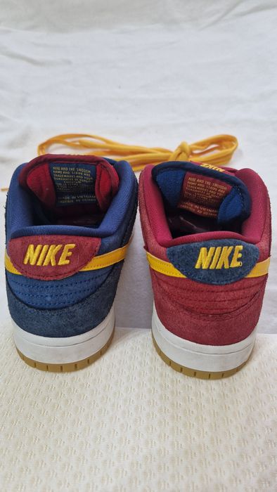 Nike SB Dunk Low Pro PRM "Barcelona", piele întoarsă, mărime 41