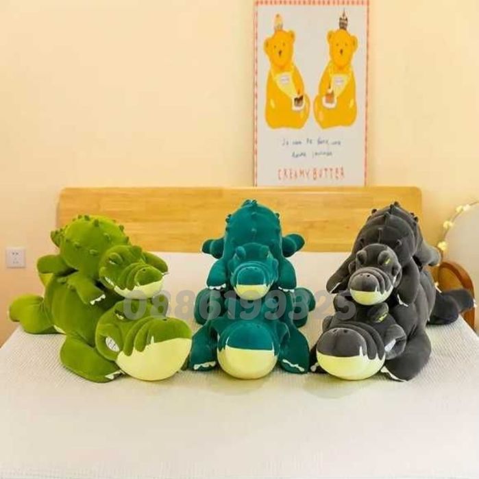 Плюшен крокодил Възглавница в 3 цвята, 80см